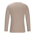 thumbnail image 4 of Jalioing Men's Long Sleeve Athletic Shirt Ribbed Stretchy V Neck Workout T Shirt Casual Solid Muscle Tee, 4 of 6