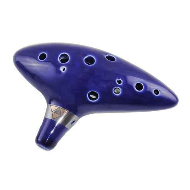 Schoenhut 1218BL 12 Hole Ocarina Music Instrument, Blue