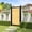 Yellow, variant on VEIKOUS 6' x 3' Cedar Wood Garden Gate with Aluminum Frame, Lockable Full Enclosure Security Privacy Fence Gate for Yard, Brown