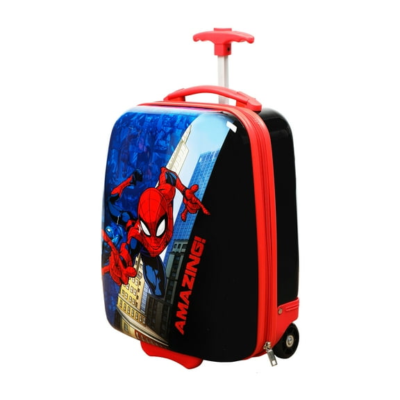 Spider-Man Amazing Web-Swinging Blue & Red 16.5" Rolling Toddler Luggage