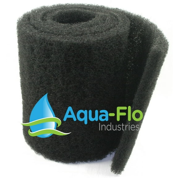 12"x 60"x 1.25" Aqua-Flo Coarse Black Universal Pond Filter Mat
