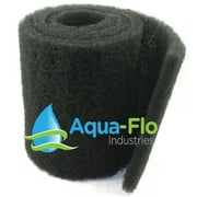 12"x 60"x 1.25" Aqua-Flo Coarse Black Universal Pond Filter Mat