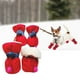 thumbnail image 3 of 4 botas para perros, fundas para zapatos de perro con protector antideslizante cómodo y reflectante 1 Rojo 3.5cmx2.5cm, 3 of 7