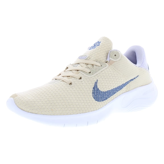 Nike Flex Experience Run 11 Next Nature Womens Shoes Size 10, Color: Sanddrift/Diffused Blue/White