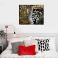 thumbnail image 5 of Nawypu Christian Wall Art Bible Verse Wall Art Farmhouse Scripture Wall Art Jesus and Lion Canvas Prints Wood Framed Artwork Religious Inspirational Christian Gift for Living Room Bedroom Decor, 5 of 6