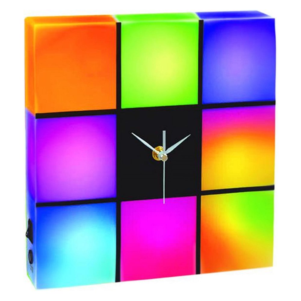 Creative Motion LED ColorChanging Panel Clock