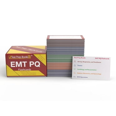 NREMT Practice Question Study Cards 2024-2025: EMT Exam Prep and Practice Test Questions for the Emergency Medical Technician Exam [Full Color Cards]