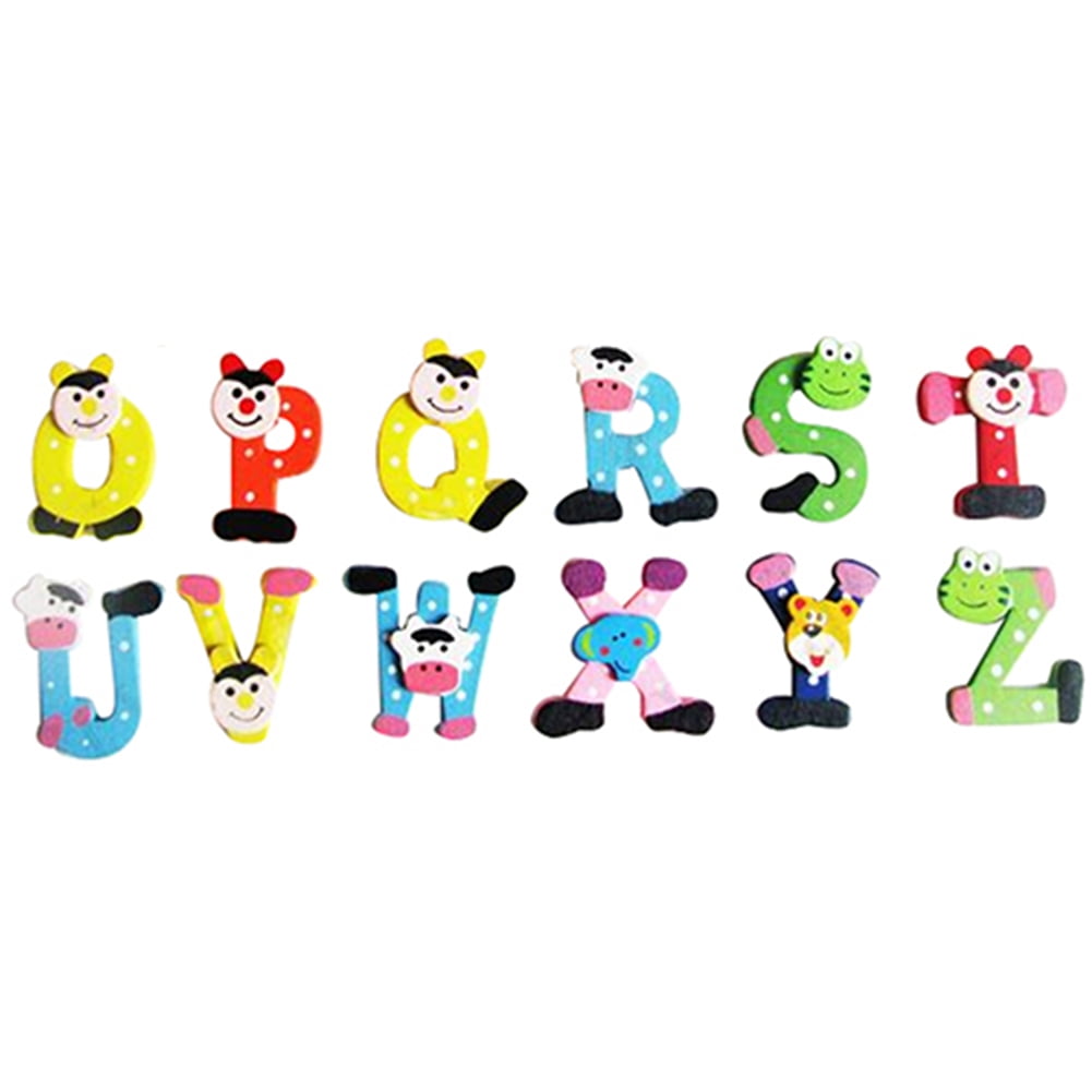 26PCS Colorful ABC Alphabet Fridge Magnet Funny Learning Educational Toys Gift 