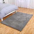 thumbnail image 3 of Shaggy Area Rug, Indoor Washable Fluffy Plush Throw Rug, Luxury Faux Fur Carpet, 3 of 9
