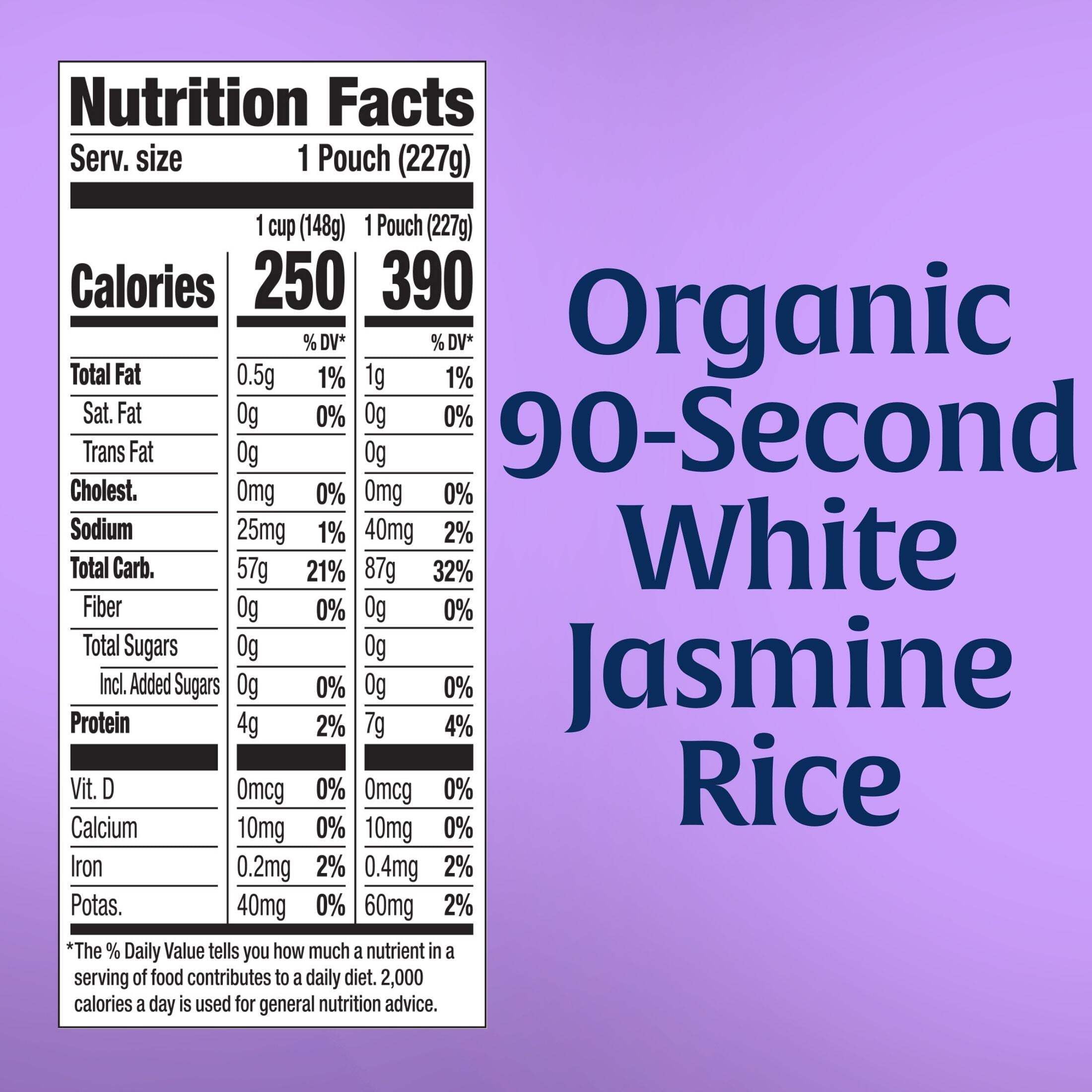 Lundberg Organic 90-Second White Jasmine Rice - 6ct, 8oz