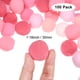 thumbnail image 3 of Uxcell Paquete de 100 Pompones para Manualidades, 1.18" (30mm) Poliéster Serie Rosa Suave y Esponjosa Bolas de Pompones Multicolores, 3 of 7