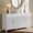 White, variant on UGTOO Modern 63" Fluted Sideboard Buffet Cabinet with 2 Drawers & 4 Doors, Mid-Century Credenza for Dining Room & Living Room, Large Storage Console Table, White & Gold
