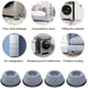 thumbnail image 3 of Almohadillas para pies para lavadora, 4 piezas, alfombrillas antivibración universales para lavadora, almohadillas/pies estabilizadores de pedestal de goma antideslizantes para lavadoras, secadoras y muebles JM MX-0134669FYD, 3 of 5