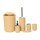 thumbnail image 3 of Juego de 6 accesorios de baño, dispensador de jabón líquido, soporte para cepillo de dientes y Amarillo, 3 of 9