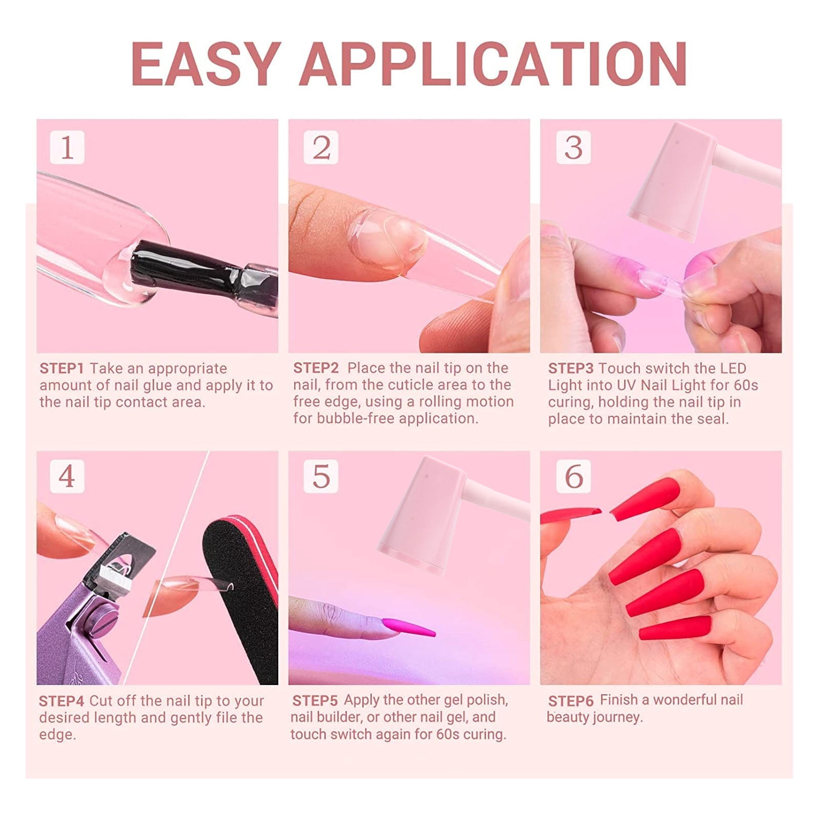 BOKYAN Portable Gooseneck Nail Lamp with Timer, Touch Switch Rechargeable Cordless UV LED Nail Dryer for Gel Polish, Professional Home Use Curing Light, White 11x5.1x5.1 inches / 28x13x13 cm