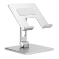 thumbnail image 3 of Aluminum Alloy Tablet Holder, Adjustable Stand with Anti Scratch and Sliding Silicone, Ergonomic Design for Comfortable Viewing Angle, Charging Hole, Rugged and Durable, Wide, 3 of 8