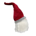 thumbnail image 4 of Northlight Gnome with Bendable Glitter Velvet Hat Christmas Decoration - 23", 4 of 4