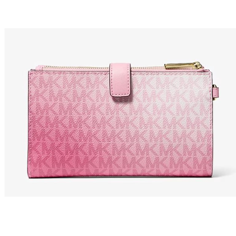MK Set NWOT Jaycee Ombre Backpack & Jet Set Large Wristlet Dragonfruit Pink $766 Michael Michael Kors Jet Set Large Ombre Signature Logo  main image 4