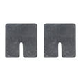 thumbnail image 1 of Juego de 2 toallas faciales para profesionales, envoltura para el cuello para uso en salón, toalla facial portátil gris, 1 of 9