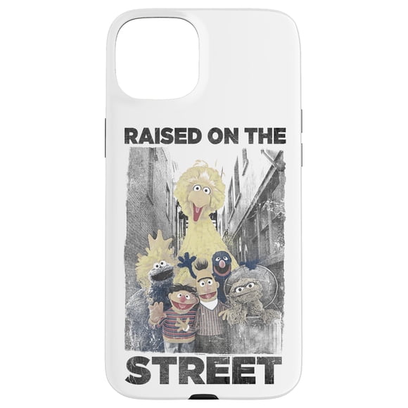 Funda para iPhone 15 con diseño de Plaza Sésamo Raised on the Streets