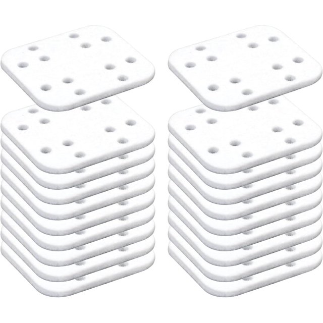 20pcs Humidifier Replacement Filters for Levoit, Polyester Mineral Absorption Pads Humidifier Descaling Pads Humidifier Accessories for Levoit LV600S, LV600HH, OasisMist450S