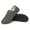 Gray, variant on Hinvhai House Slippers for Woman Mens Slippers House Shoes, Soft Slipper Socks with Non Slip Sole Portable for Hospital Travel Indoor Outdoor Black 35