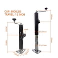 thumbnail image 2 of Top Swivel Weld-on Square Tube Trailer Jack Stands Support Legs Corner Steady CAP 5000LBS Camper RV Parts Caravan Accessories ,RV Tool, 2 of 6