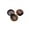 Brown, variant on 20PCS 4 Holes Sewing Round Craft Buttons Resin Snaps for Blazer Shirts DIY Accessories (Brown, 15mm)
