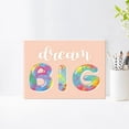 thumbnail image 3 of Dream Big Canvas Wall Art,Inspirational Positive Quote Artwork Picture Poster Decor for Home Kids Room Classroom Playroom Nursery,12 x 15 Inch, 3 of 6