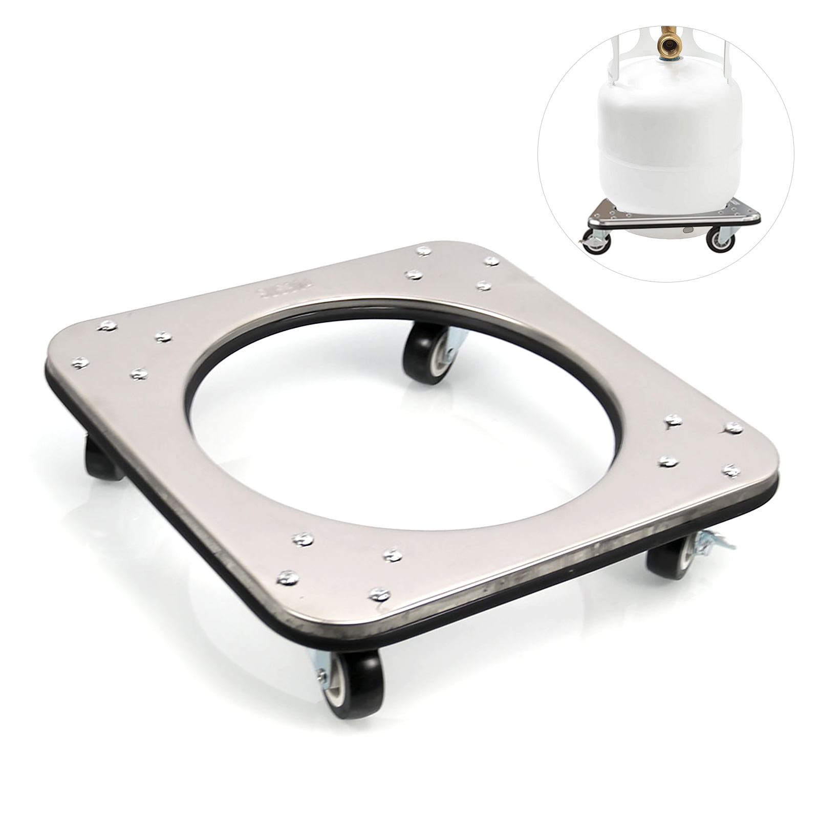 Ryanstar Racing 304 Mobile Propane Cylinder Base,Propane Tank Stand