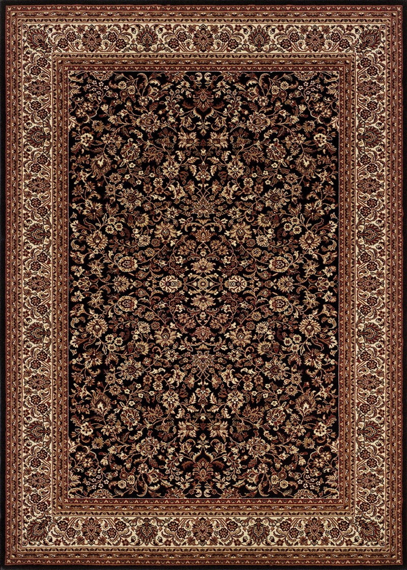 Black Isfahan Rug Couristan Everest Isfahan Rug, Black - Walmart.com