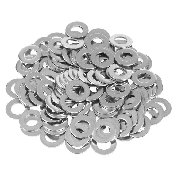 Helifouner 100 Pieces M10X20X1.5Mm Fender Washers 304 Stainless Steel Large Fender Washers Inner Diameter 10Mm Outer Diameter 20Mm Thickness 1.5Mm