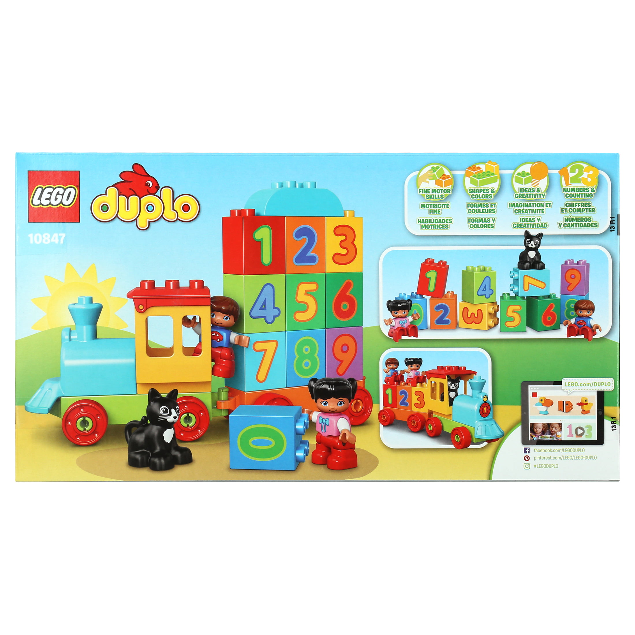 ophøre coping bruger LEGO DUPLO My First Number Train 10847 (23 Pieces) - Walmart.com
