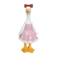 thumbnail image 3 of Garden Duck Sculpture Desk Ornament Figurine Resin Material for Living Room Bedroom Office Display, 3 of 9