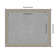 thumbnail image 4 of Amanti Art Fleur Champagne Silver Framed Magnetic Board 45 x 37 in., 4 of 7
