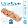 WaterWipes Sensitive Baby Wipes, Unscented, 288 Count (4 Packs of 72)