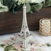 Eiffel Tower Decor, 15 Inch Metal Paris Eiffel Tower Statue Figurine Replica Drawing Room Table Decor Jewelry Stand Holder for Cake Topper,Gifts,Party and Home Decoration