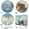 thumbnail image 3 of Designart "Blue White Iceberg Frozen Wonder" Iceberg Wall Art Print, 3 of 5