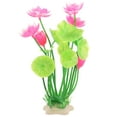 thumbnail image 1 of Aquarium Lotus Flower Fish Tank Aquarium Artificial Lotus Aquarium Landscape Ornament, 1 of 5