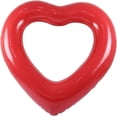 thumbnail image 1 of Red Heart-shape Pool Floats, Inflatable Swim Ring Swimming Pool, 1 of 4