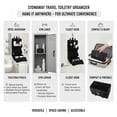 thumbnail image 6 of Compact Hanging Travel Toiletry Bag – Fold-Flat Organizer with Multiple Pockets, Water-Repellent Case for Travel & Everyday Use, 6 of 10