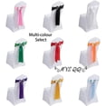 thumbnail image 1 of Paquete de 6 lazos para sillas para fiesta, bandas para sillas de licra, fajas para sillas de satén, cintas para sillas, lazos elásticos Cha ShuxiuWang 8390613585417, 1 of 1
