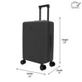 thumbnail image 2 of iFLY Hardside Take Off 20" Carry-on Luggage, Black, 2 of 10