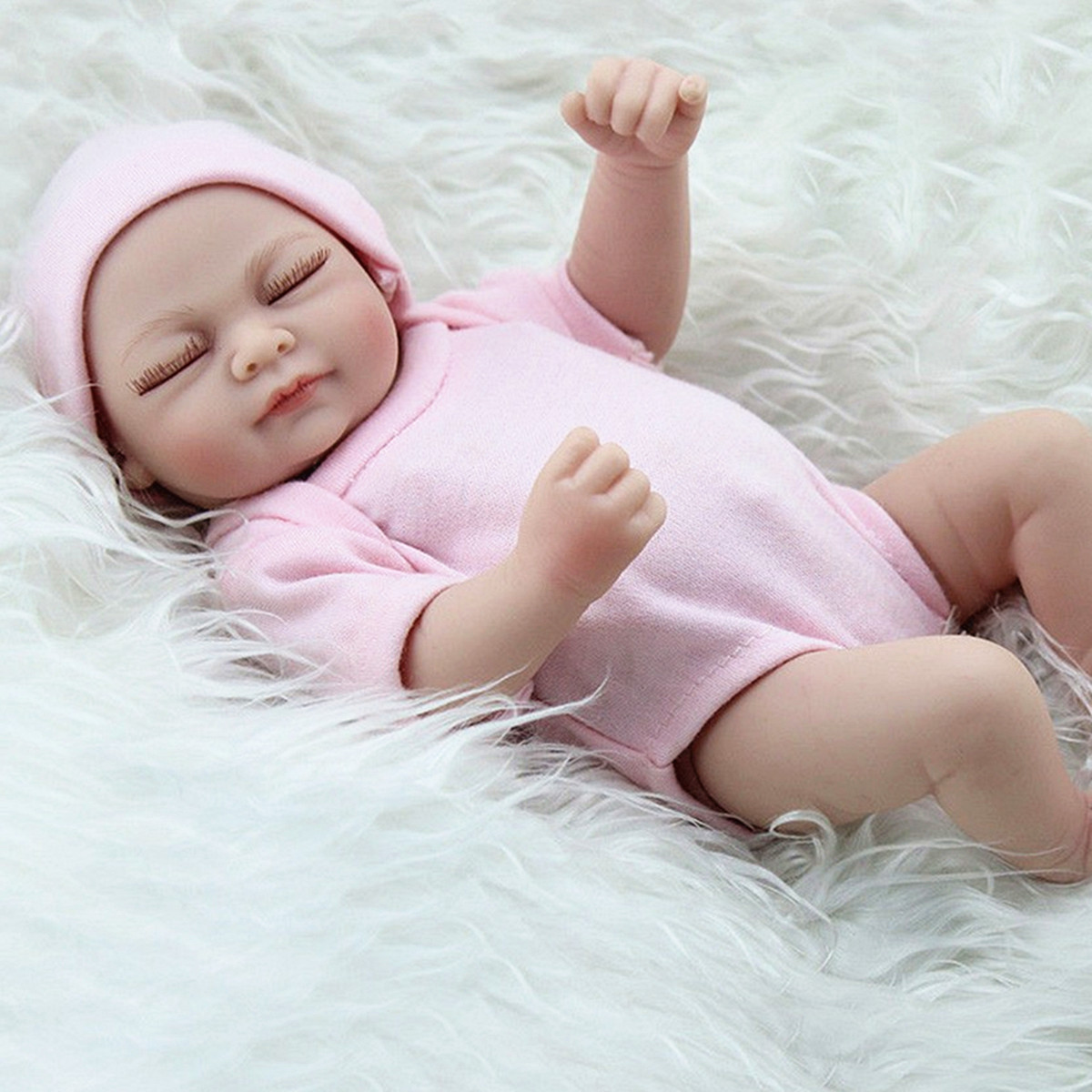 silicone sleeping baby