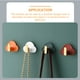 thumbnail image 3 of GOOHOCHY 4 PCS Ropa Ganchos Punzonado Sin colgar ganchos Cloud Forma Sombrero Bolsa Ganchos, 3 of 7
