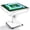 White, variant on Esheno 4 in 1 Multi Game Table 7 ft Convertible with Billiard Air Hockey Table Tennis Spacious Tabletop Includes All Accessories for Home Game Room Commercial