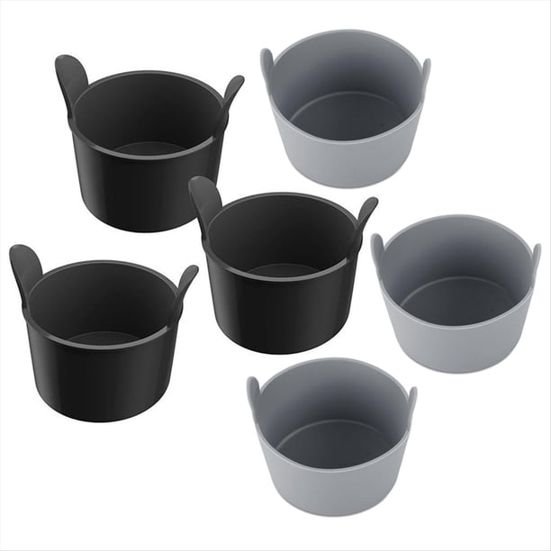 Molde de Silicona para Huevos de 6 Uds para Freidora de Aire, Moldes de Silicona Antiadherentes para Freidora de Aire, Huevera para Hornear, Utensilios de Cocina
