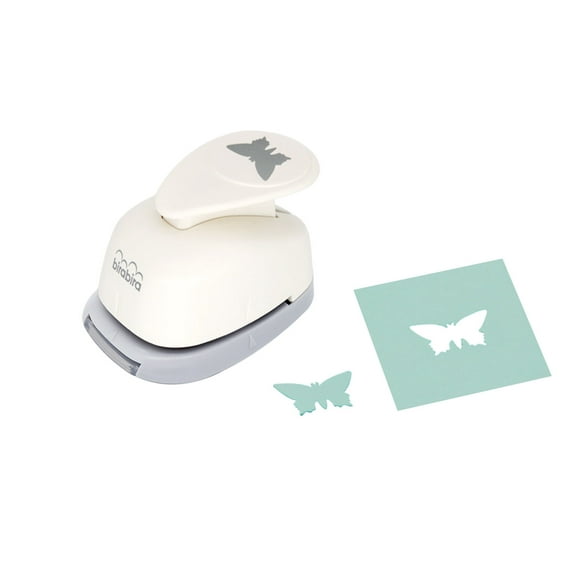 Bira Craft 1 inch Butterfly 3 Shape Lever Action Craft Punch for Paper Crafting Scrapbooking