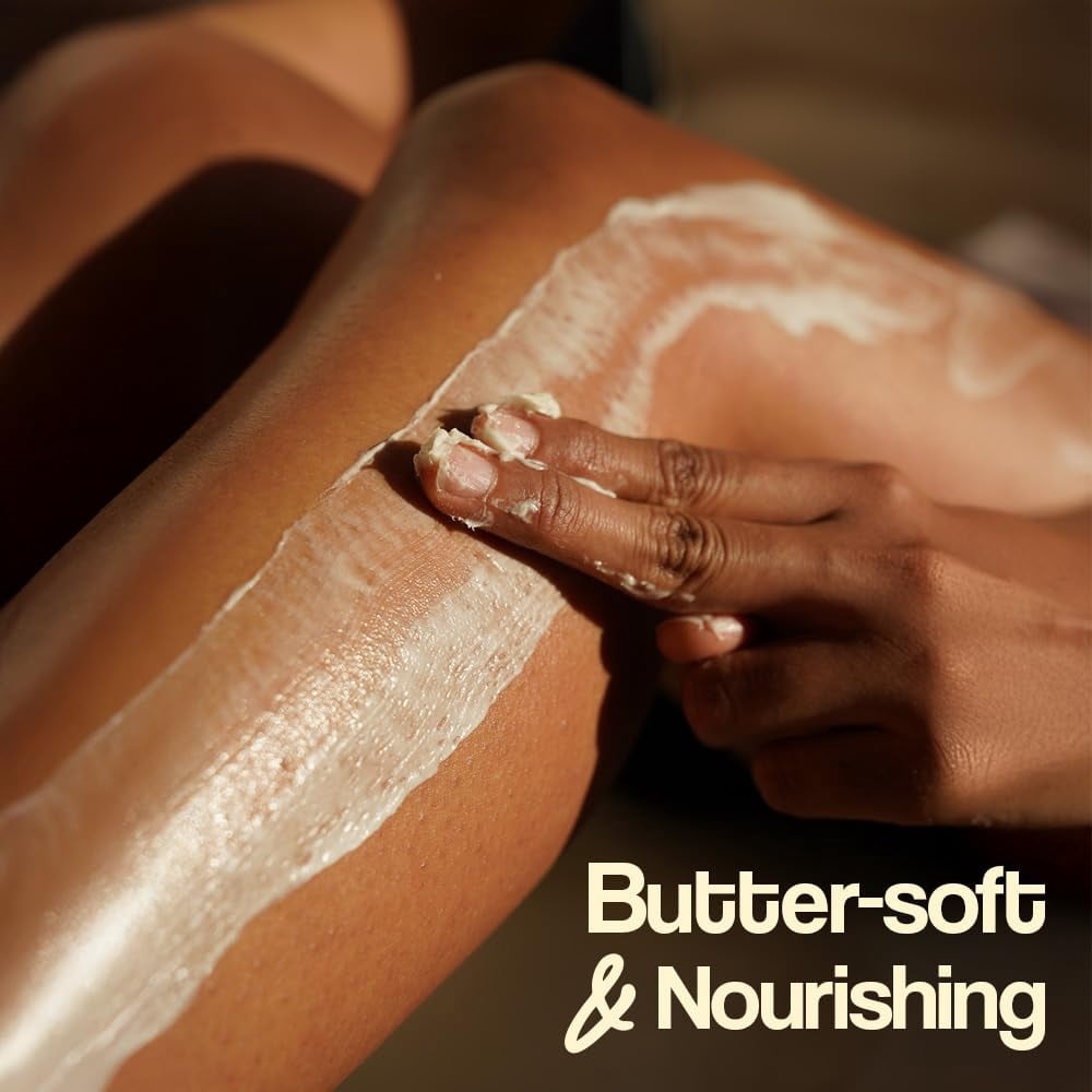AKWAABA Whipped Shea Body Butter (Baby Powder) | Net Wt 12 oz | Whipped Shea Butter Blend | Moisturizing Care | For Skin | 340 g