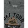 thumbnail image 2 of Tee Luv Men's Faded Smokey Bear Get Your Smokey On T-Shirt (M), 2 of 7